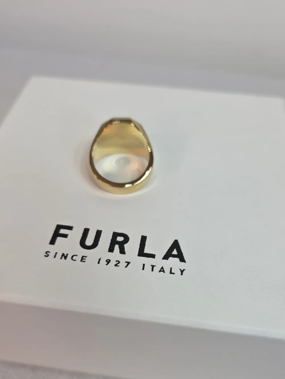 Furla Octagonal Logo Ring - Picture 3 of 5